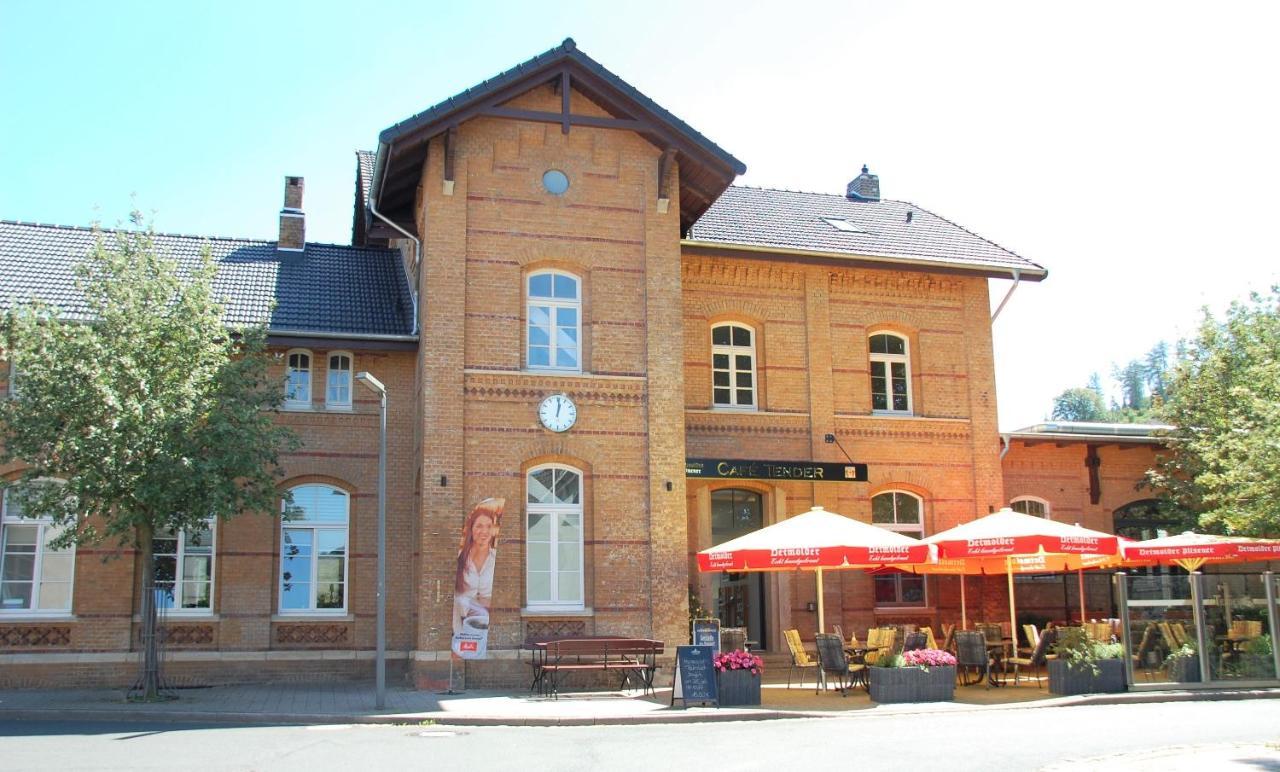 Ferienwohnung Im Bahnhof Luegde Bagian luar foto